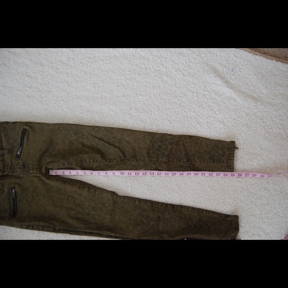 Current Elliott The Soho Zip Army Dirty Paws 27 - Picture 3 of 7